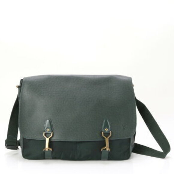 Louis Vuitton Handbags - Louis Vuitton Taiga Del Sue Leather Business Bag Crossbody Messenger